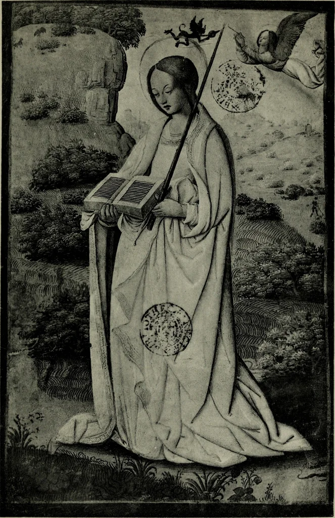 An illustration from Heures dites de Henri IV; reproduction réduite des 60 peintures du manuscrit latin 1171 de la Bibliothèque nationale, 1908, leaf 142