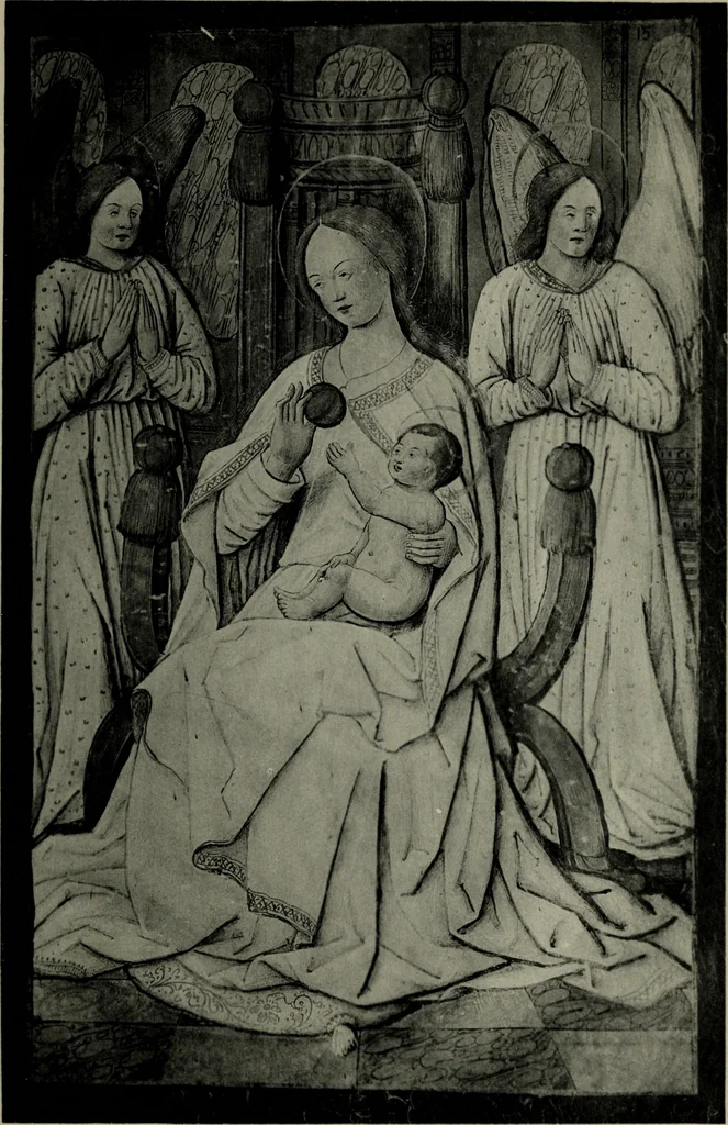 An illustration from Heures dites de Henri IV; reproduction réduite des 60 peintures du manuscrit latin 1171 de la Bibliothèque nationale, 1908, leaf 40