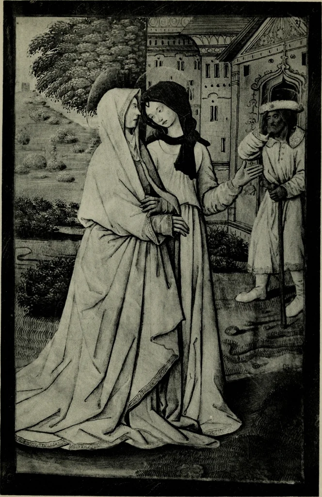 An illustration from Heures dites de Henri IV; reproduction réduite des 60 peintures du manuscrit latin 1171 de la Bibliothèque nationale, 1908, leaf 52