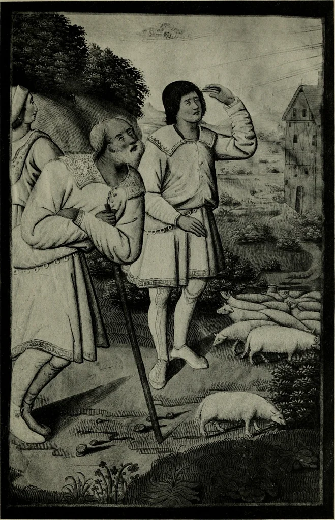 An illustration from Heures dites de Henri IV; reproduction réduite des 60 peintures du manuscrit latin 1171 de la Bibliothèque nationale, 1908, leaf 58