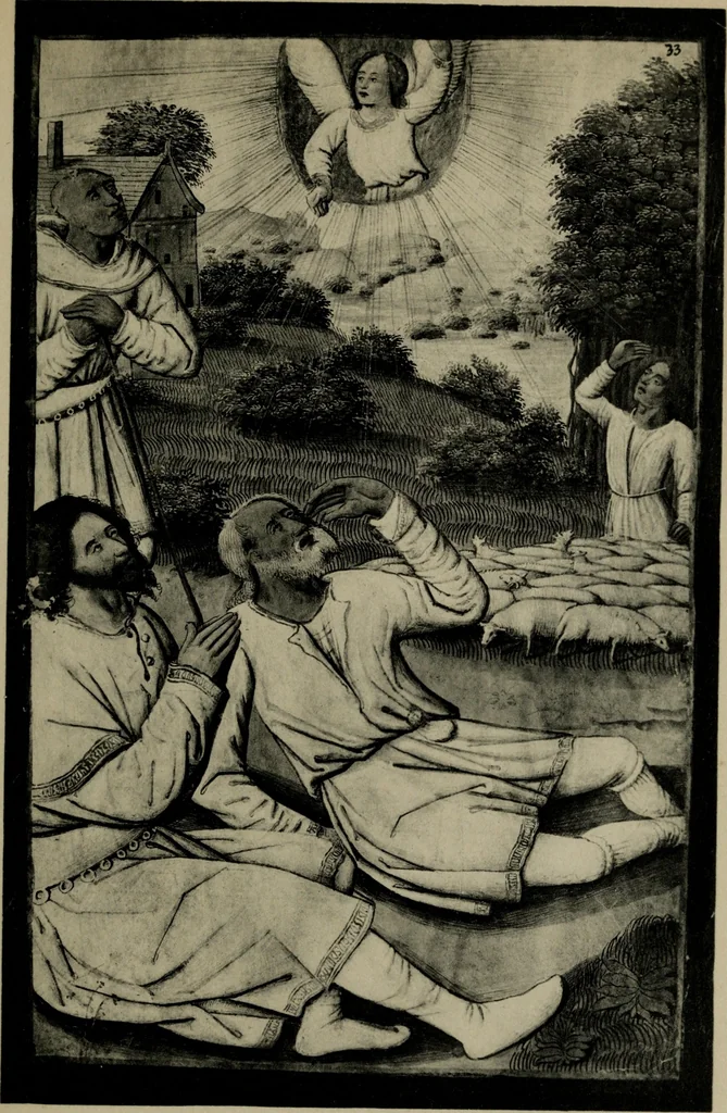 An illustration from Heures dites de Henri IV; reproduction réduite des 60 peintures du manuscrit latin 1171 de la Bibliothèque nationale, 1908, leaf 60