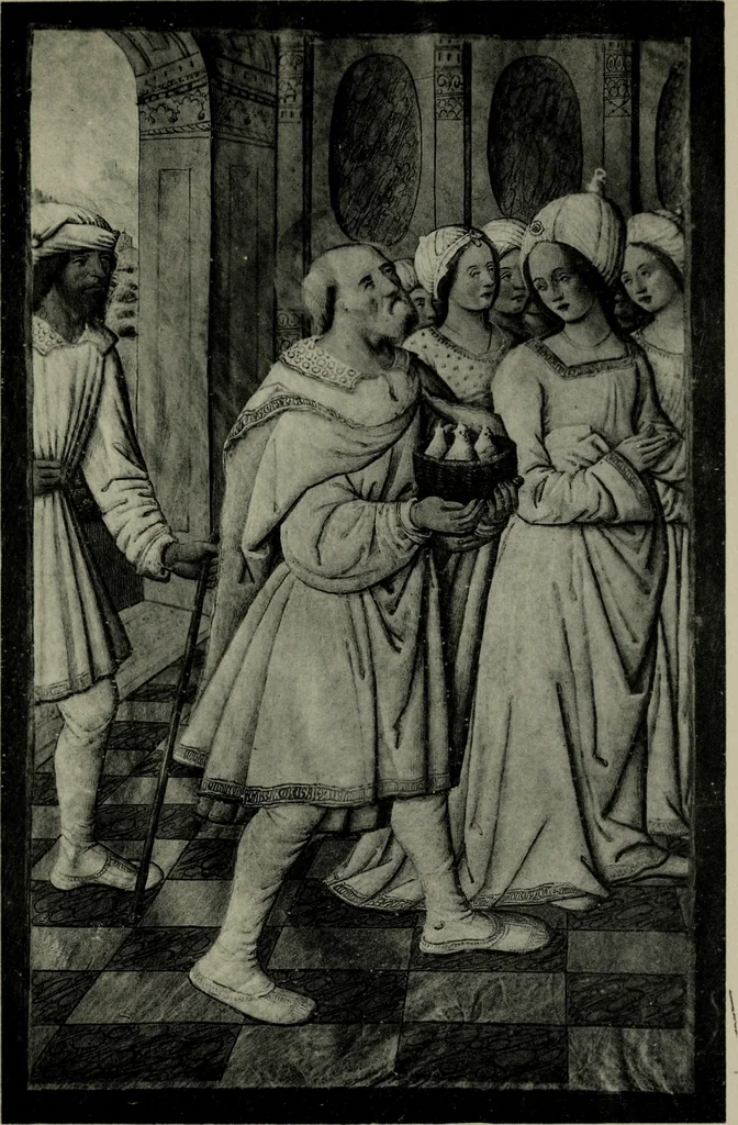 An illustration from Heures dites de Henri IV; reproduction réduite des 60 peintures du manuscrit latin 1171 de la Bibliothèque nationale, 1908, leaf 66