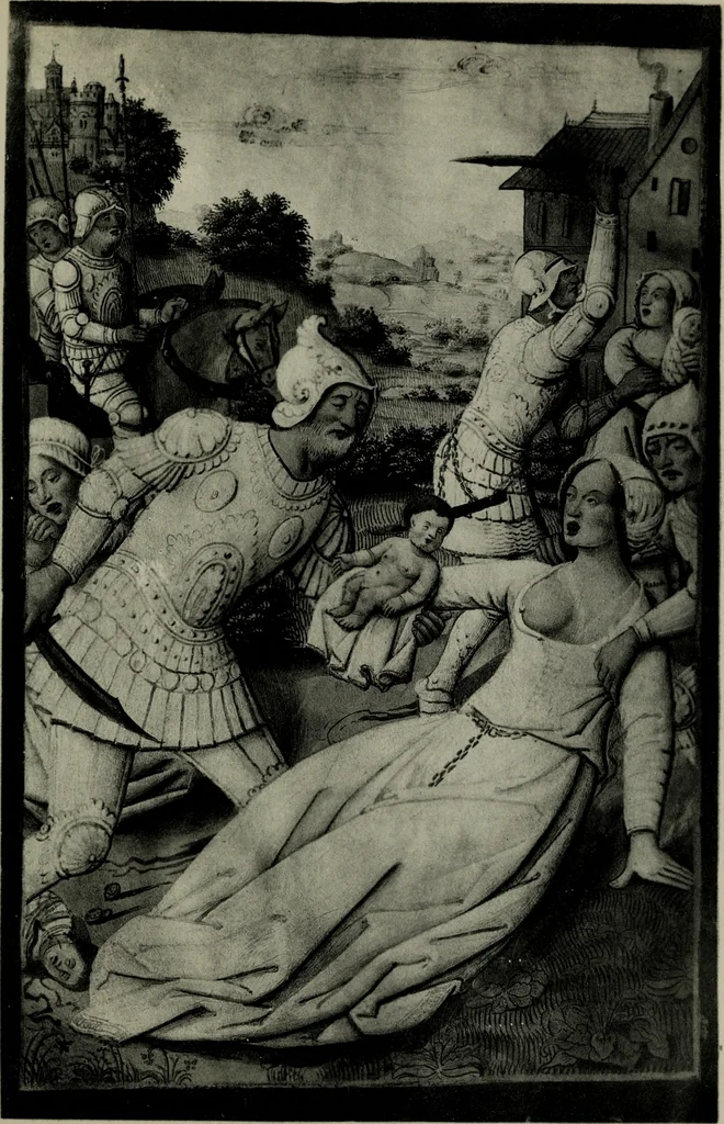An illustration from Heures dites de Henri IV; reproduction réduite des 60 peintures du manuscrit latin 1171 de la Bibliothèque nationale, 1908, leaf 70