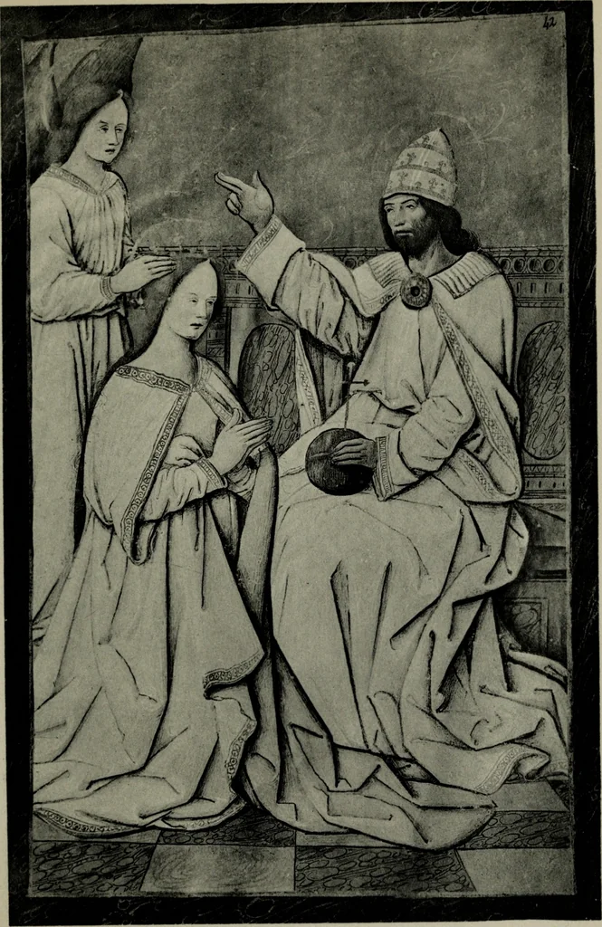 An illustration from Heures dites de Henri IV; reproduction réduite des 60 peintures du manuscrit latin 1171 de la Bibliothèque nationale, 1908, leaf 76