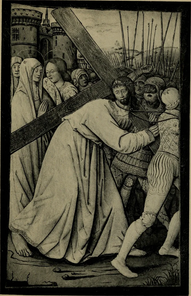 An illustration from Heures dites de Henri IV; reproduction réduite des 60 peintures du manuscrit latin 1171 de la Bibliothèque nationale, 1908, leaf 78