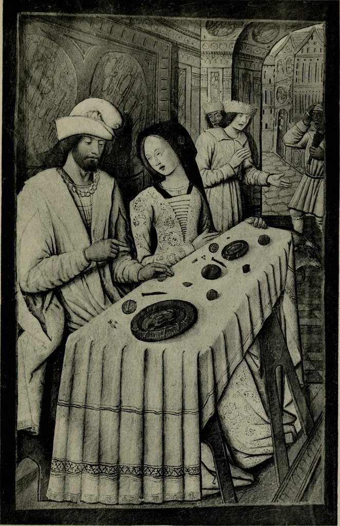 An illustration from Heures dites de Henri IV; reproduction réduite des 60 peintures du manuscrit latin 1171 de la Bibliothèque nationale, 1908, leaf 90