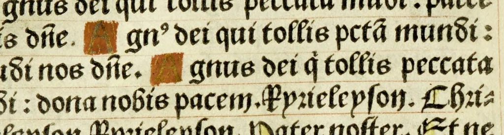 An illustration from Heures a lusaige de Paris : tout au long sans riens requerir auecques plusieurs sufrages et oraisons, 1522, leaf 103