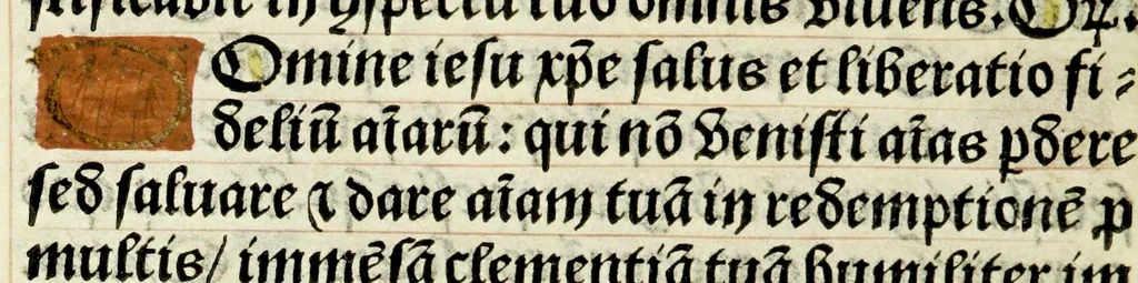 An illustration from Heures a lusaige de Paris : tout au long sans riens requerir auecques plusieurs sufrages et oraisons, 1522, leaf 136