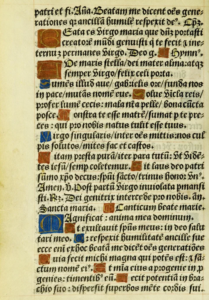 An illustration from Heures a lusaige de Paris : tout au long sans riens requerir auecques plusieurs sufrages et oraisons, 1522, leaf 82