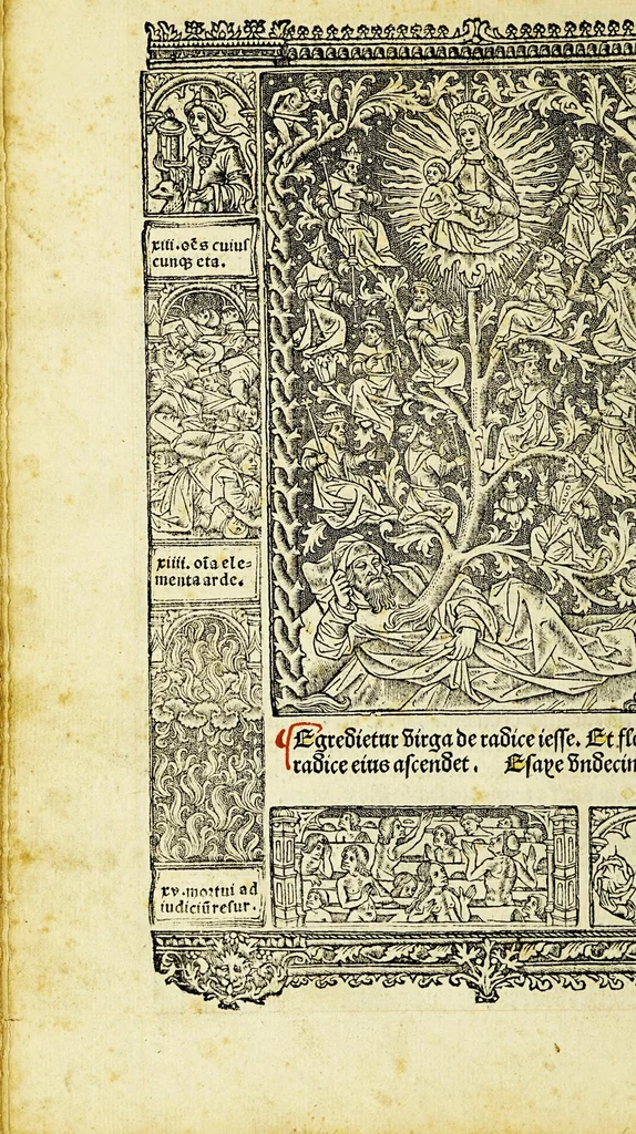 An illustration from [Heures a lusaige de Troyes], 1515, leaf 40