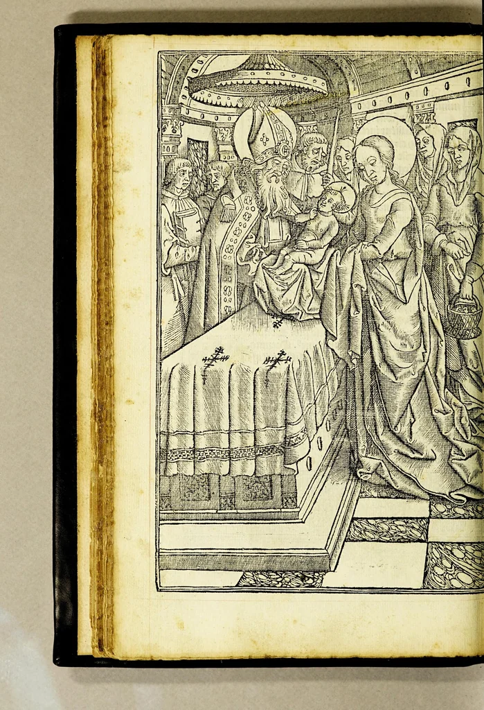 An illustration from [Heures a lusaige de Troyes], 1515, leaf 66