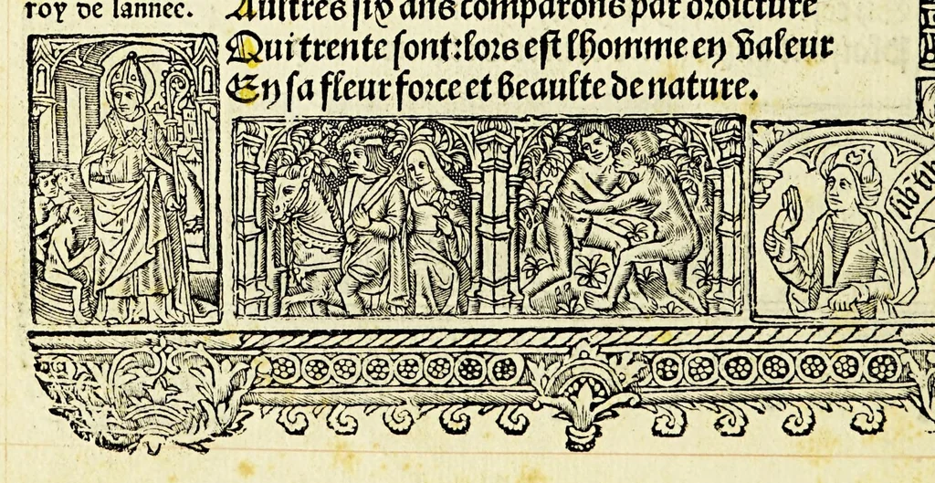 An illustration from [Heures a lusaige de Troyes], 1515, leaf 8