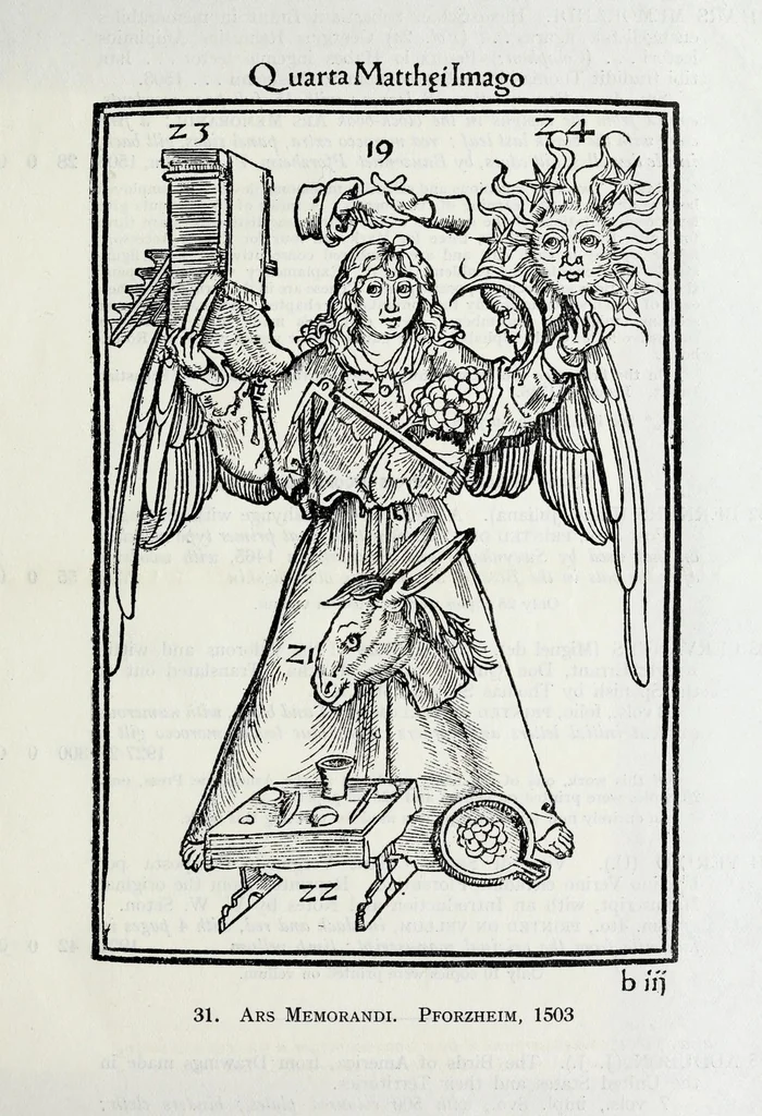 An illustration from Hexastichon Sebastiani Brant in memorabiles euangelistar[um] figuras ..., 1502, leaf 3