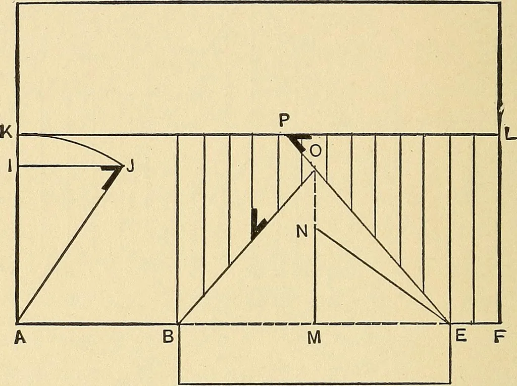 An illustration from Hicks' builders' guide : comprising an easy, practical system of estimating material and labor for carpenters, contractors and builders .., 1910, leaf 124