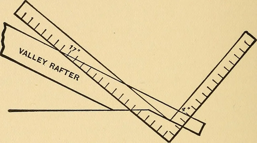 An illustration from Hicks' builders' guide : comprising an easy, practical system of estimating material and labor for carpenters, contractors and builders .., 1910, leaf 162