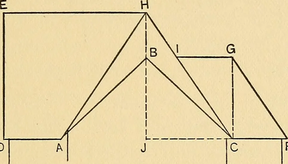An illustration from Hicks' builders' guide : comprising an easy, practical system of estimating material and labor for carpenters, contractors and builders .., 1910, leaf 35