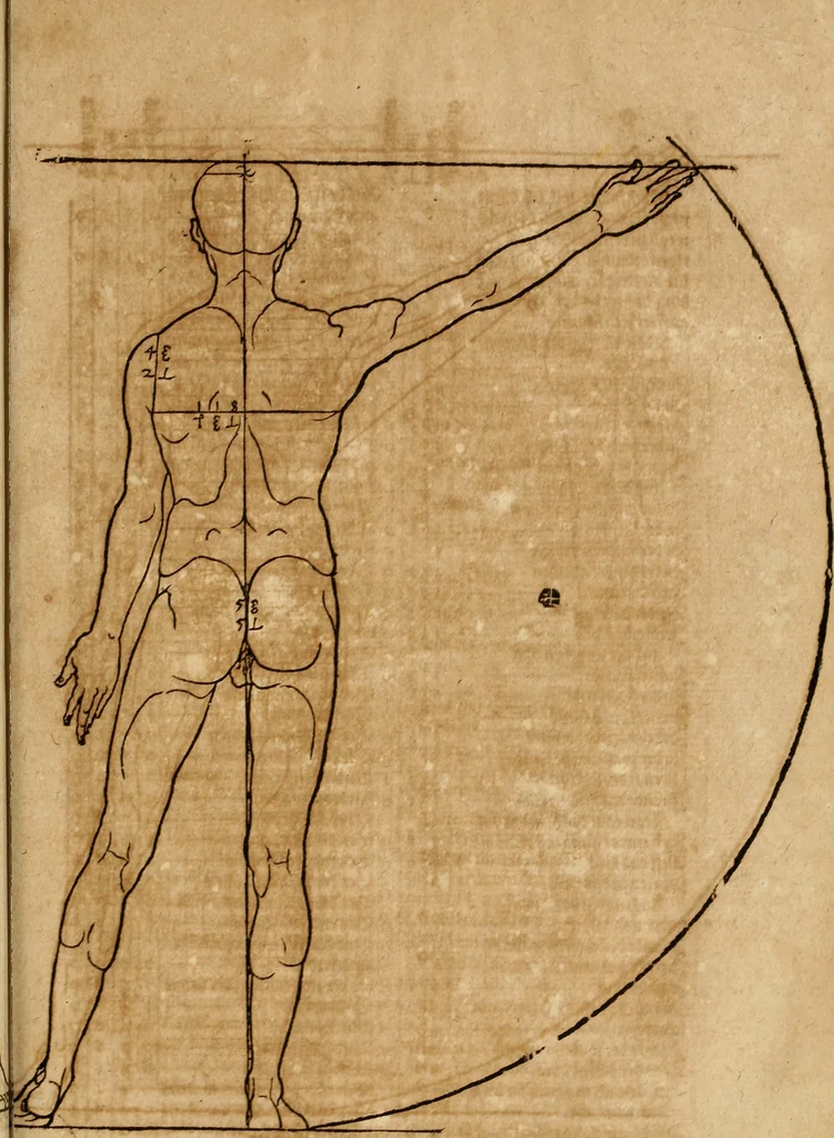 An illustration from Hierinn sind begriffen vier Bucher von menschlicher Proportion durch Albrechten Durer von Nurerberg [sic.] erfunden und beschuben zu nutz allen denen so zu diser kunst lieb tragen, 1528, leaf 118