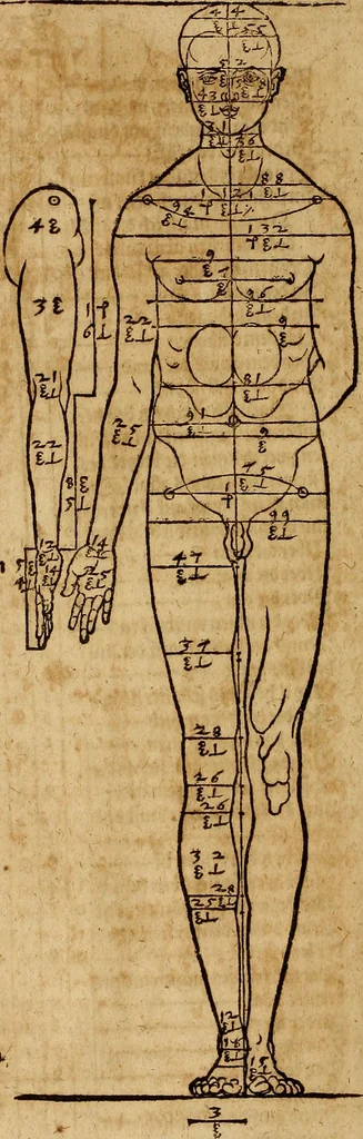 An illustration from Hierinn sind begriffen vier Bucher von menschlicher Proportion durch Albrechten Durer von Nurerberg [sic.] erfunden und beschuben zu nutz allen denen so zu diser kunst lieb tragen, 1528, leaf 131