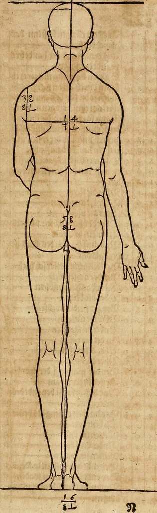 An illustration from Hierinn sind begriffen vier Bucher von menschlicher Proportion durch Albrechten Durer von Nurerberg [sic.] erfunden und beschuben zu nutz allen denen so zu diser kunst lieb tragen, 1528, leaf 132