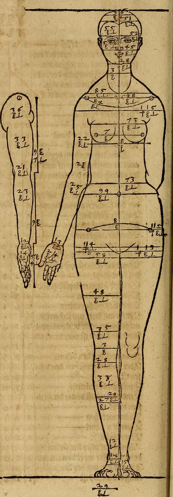 An illustration from Hierinn sind begriffen vier Bucher von menschlicher Proportion durch Albrechten Durer von Nurerberg [sic.] erfunden und beschuben zu nutz allen denen so zu diser kunst lieb tragen, 1528, leaf 135