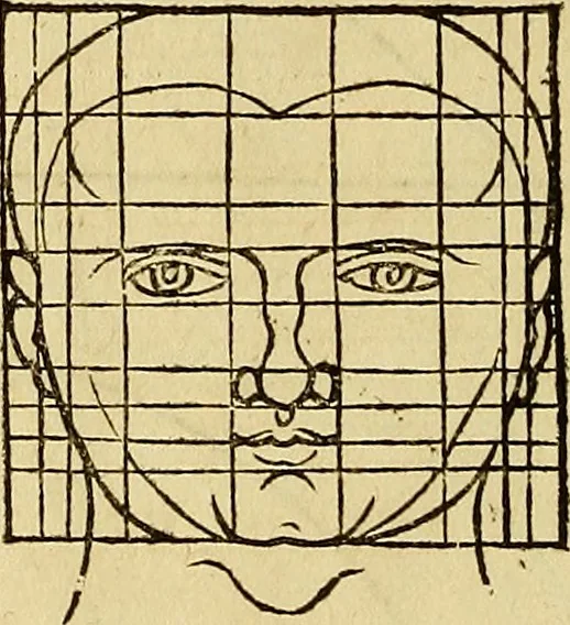 An illustration from Hierinn sind begriffen vier Bucher von menschlicher Proportion durch Albrechten Durer von Nurerberg [sic.] erfunden und beschuben zu nutz allen denen so zu diser kunst lieb tragen, 1528, leaf 155