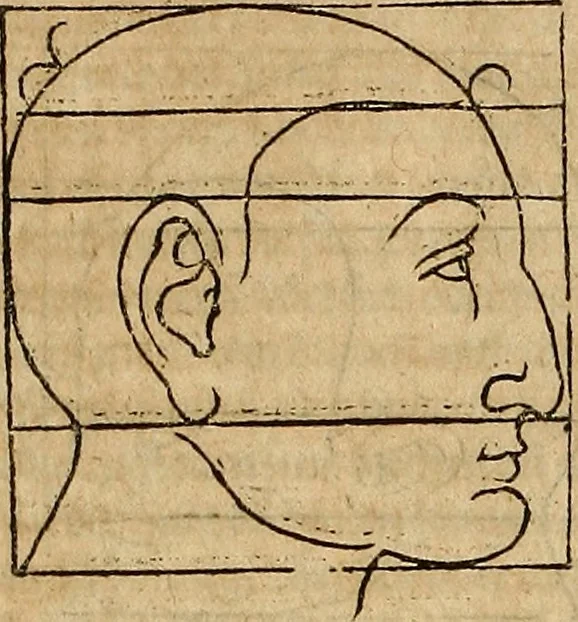 An illustration from Hierinn sind begriffen vier Bucher von menschlicher Proportion durch Albrechten Durer von Nurerberg [sic.] erfunden und beschuben zu nutz allen denen so zu diser kunst lieb tragen, 1528, leaf 162