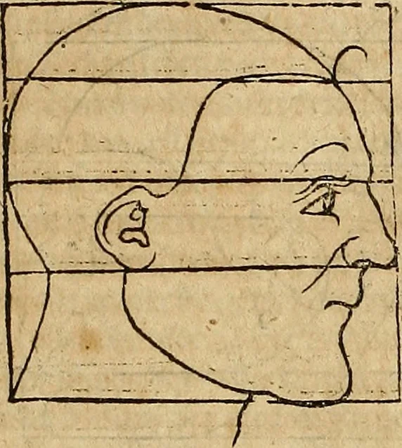 An illustration from Hierinn sind begriffen vier Bucher von menschlicher Proportion durch Albrechten Durer von Nurerberg [sic.] erfunden und beschuben zu nutz allen denen so zu diser kunst lieb tragen, 1528, leaf 162