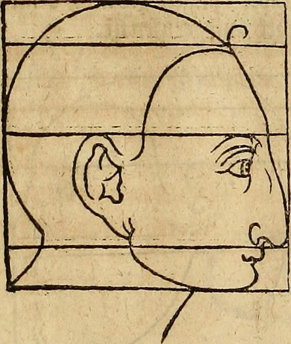 An illustration from Hierinn sind begriffen vier Bucher von menschlicher Proportion durch Albrechten Durer von Nurerberg [sic.] erfunden und beschuben zu nutz allen denen so zu diser kunst lieb tragen, 1528, leaf 162