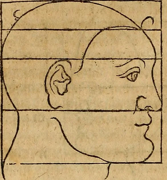 An illustration from Hierinn sind begriffen vier Bucher von menschlicher Proportion durch Albrechten Durer von Nurerberg [sic.] erfunden und beschuben zu nutz allen denen so zu diser kunst lieb tragen, 1528, leaf 163