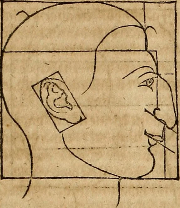 An illustration from Hierinn sind begriffen vier Bucher von menschlicher Proportion durch Albrechten Durer von Nurerberg [sic.] erfunden und beschuben zu nutz allen denen so zu diser kunst lieb tragen, 1528, leaf 168