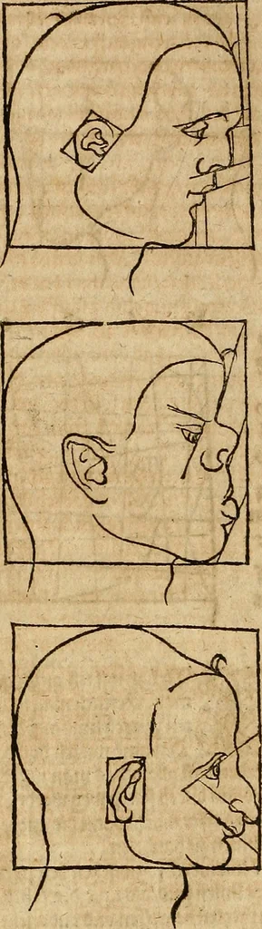 An illustration from Hierinn sind begriffen vier Bucher von menschlicher Proportion durch Albrechten Durer von Nurerberg [sic.] erfunden und beschuben zu nutz allen denen so zu diser kunst lieb tragen, 1528, leaf 168
