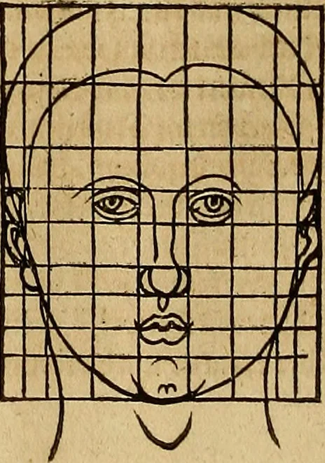 An illustration from Hierinn sind begriffen vier Bucher von menschlicher Proportion durch Albrechten Durer von Nurerberg [sic.] erfunden und beschuben zu nutz allen denen so zu diser kunst lieb tragen, 1528, leaf 171