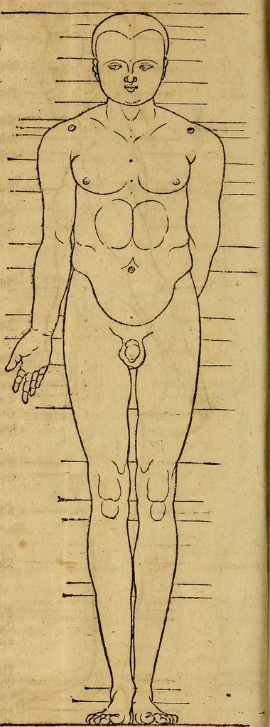 An illustration from Hierinn sind begriffen vier Bucher von menschlicher Proportion durch Albrechten Durer von Nurerberg [sic.] erfunden und beschuben zu nutz allen denen so zu diser kunst lieb tragen, 1528, leaf 189