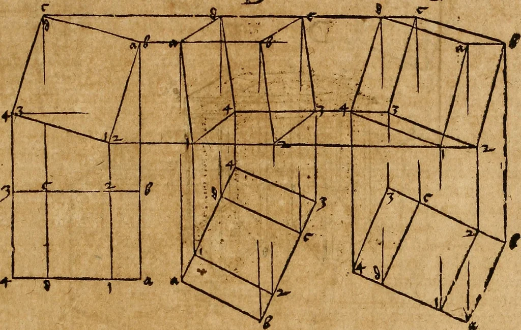 An illustration from Hierinn sind begriffen vier Bucher von menschlicher Proportion durch Albrechten Durer von Nurerberg [sic.] erfunden und beschuben zu nutz allen denen so zu diser kunst lieb tragen, 1528, leaf 232