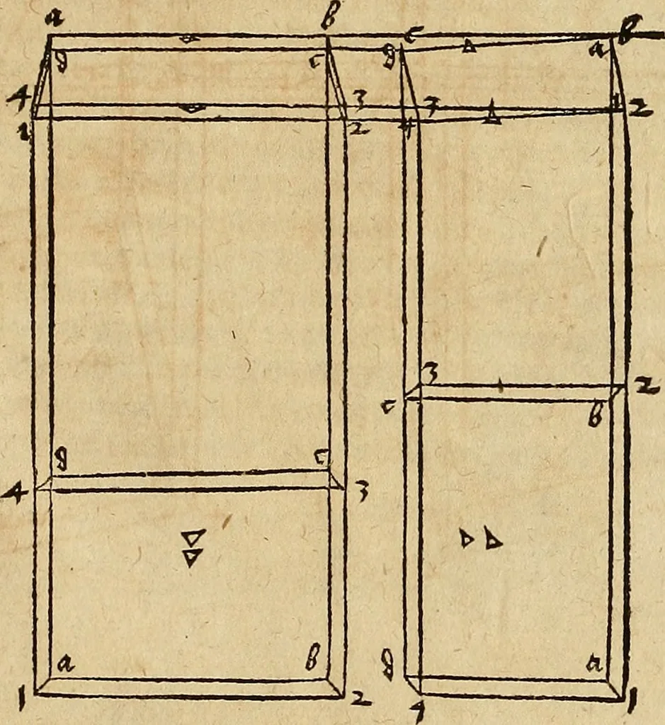 An illustration from Hierinn sind begriffen vier Bucher von menschlicher Proportion durch Albrechten Durer von Nurerberg [sic.] erfunden und beschuben zu nutz allen denen so zu diser kunst lieb tragen, 1528, leaf 236