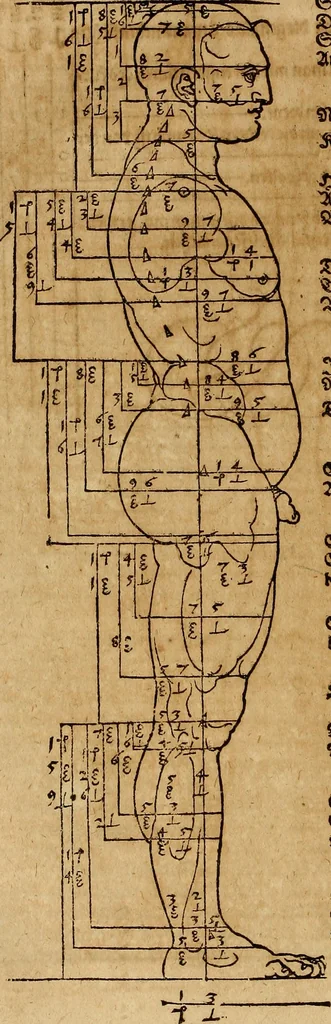 An illustration from Hierinn sind begriffen vier Bucher von menschlicher Proportion durch Albrechten Durer von Nurerberg [sic.] erfunden und beschuben zu nutz allen denen so zu diser kunst lieb tragen, 1528, leaf 67