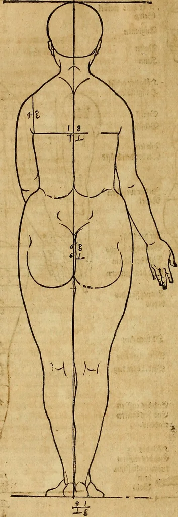 An illustration from Hierinn sind begriffen vier Bucher von menschlicher Proportion durch Albrechten Durer von Nurerberg [sic.] erfunden und beschuben zu nutz allen denen so zu diser kunst lieb tragen, 1528, leaf 73