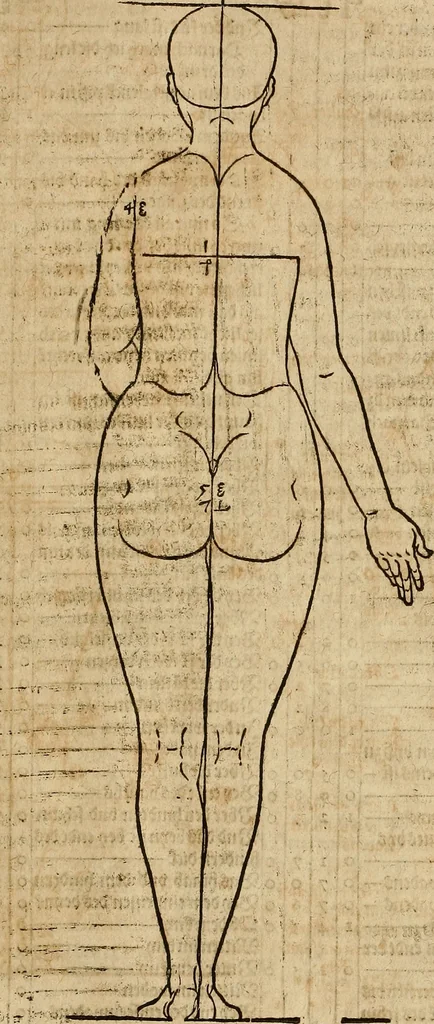 An illustration from Hierinn sind begriffen vier Bucher von menschlicher Proportion durch Albrechten Durer von Nurerberg [sic.] erfunden und beschuben zu nutz allen denen so zu diser kunst lieb tragen, 1528, leaf 86
