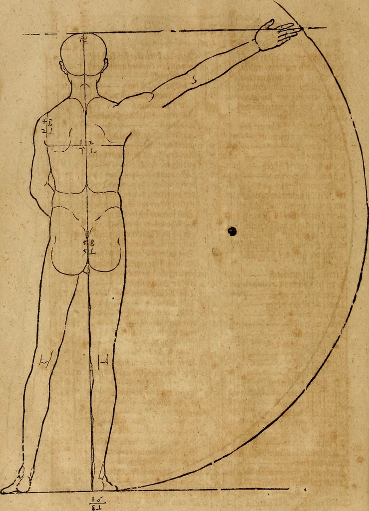 An illustration from Hierinn sind begriffen vier Bucher von menschlicher Proportion durch Albrechten Durer von Nurerberg [sic.] erfunden und beschuben zu nutz allen denen so zu diser kunst lieb tragen, 1528, leaf 91