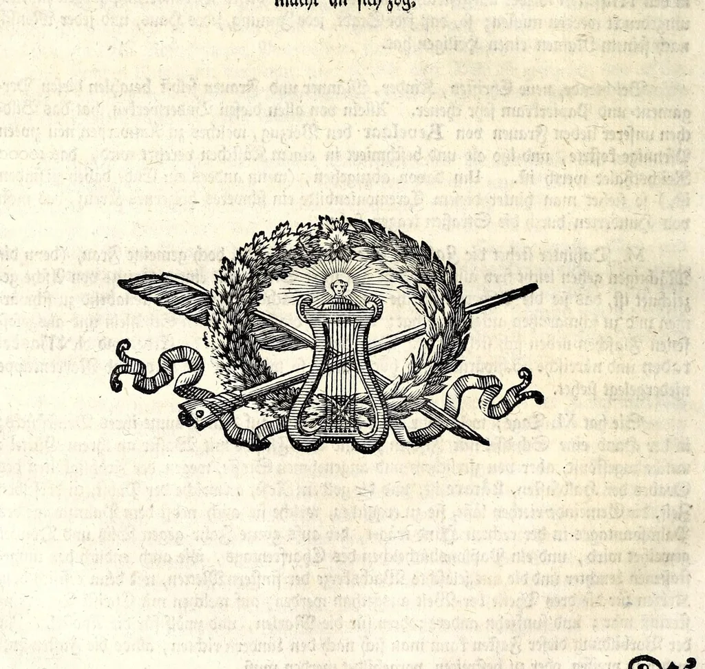 An illustration from Hieroglyphica, oder, Denkbilder der alten Völker : namentlich der Aegyptier, Chaldäer, Phönizier, Jüden, Griechen, Römer, u.s.w. : nebst einem umständlichen Berichte von dem Verfalle und der eingeschlichenen Verderbniss in den Gottesdiensten, durch verschiedene Jahrhunderte und endlich die Glaubensverbesserung, bis auf diese Zeit fortgesetzt, in LXIII Capiteln und so viel Kupfertafeln, 1744, leaf 410