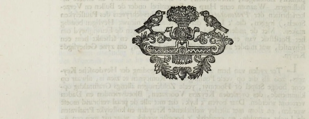 An illustration from Hieroglyphica of Merkbeelden der oude volkeren : namentlyk Egyptenaren, Chaldeeuwen, Feniciers, Joden, Grieken, Romeynen, enz. : nevens een omstandig bericht van het verval en voortkruypende verbastering der godsdiensten door verscheyde eeuwen : en eyndelyk de hervorming, tot op deze tyden toe vervolgt : in LXIII. hoofdstukken, en zoo veele kopere print-blaaden, 1735, leaf 522
