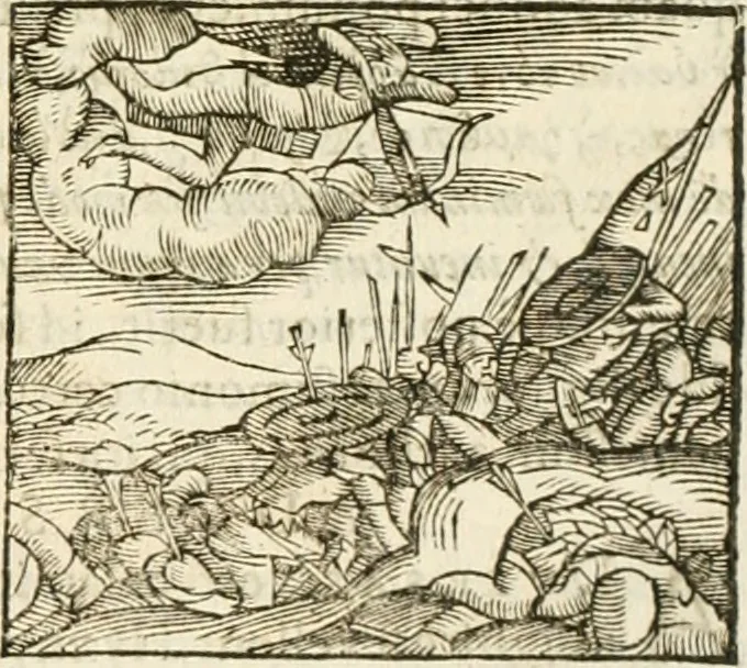 An illustration from Hieroglyphica, seu De sacris Aegyptiorum aliarumque gentium literis commentarii, 1594, leaf 120