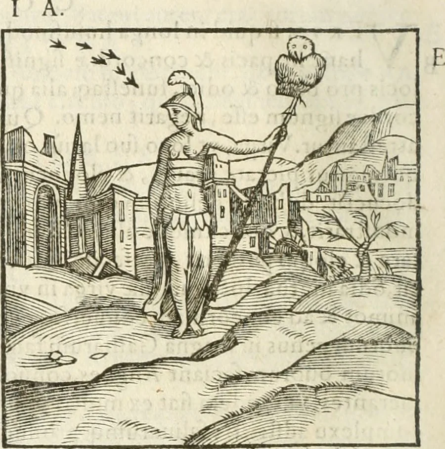 An illustration from Hieroglyphica, seu De sacris Aegyptiorum aliarumque gentium literis commentarii, 1594, leaf 165