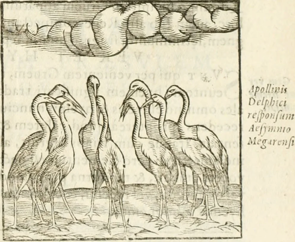 An illustration from Hieroglyphica, seu De sacris Aegyptiorum aliarumque gentium literis commentarii, 1594, leaf 182