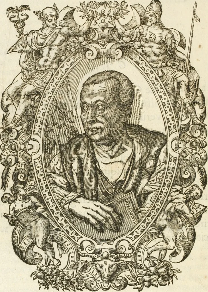 An illustration from Hieroglyphica, seu De sacris Aegyptiorum aliarumque gentium literis commentarii, 1594, leaf 19