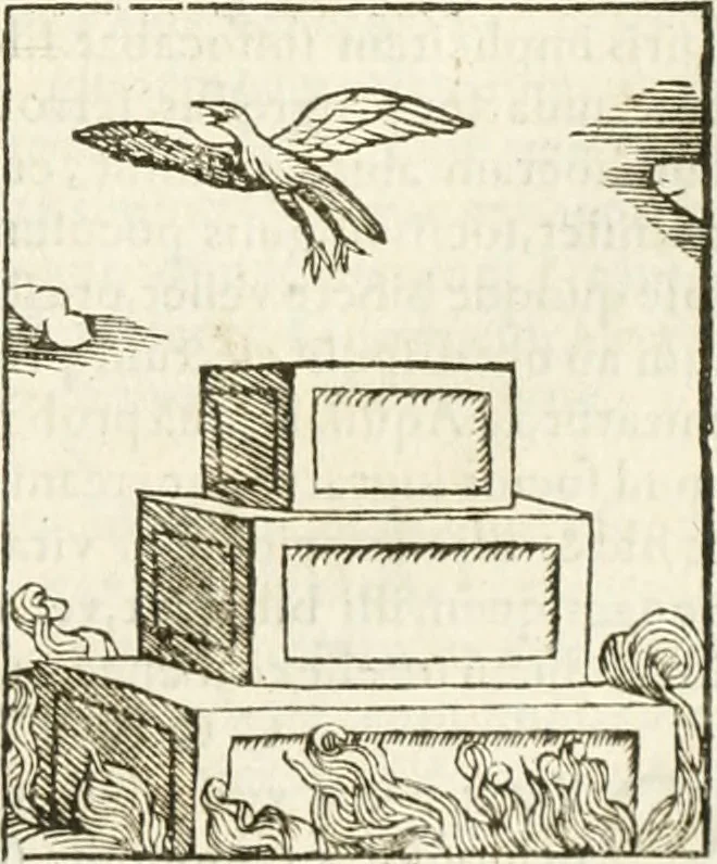 An illustration from Hieroglyphica, seu De sacris Aegyptiorum aliarumque gentium literis commentarii, 1594, leaf 196