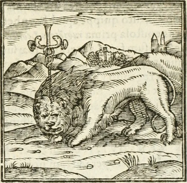 An illustration from Hieroglyphica, seu De sacris Aegyptiorum aliarumque gentium literis commentarii, 1594, leaf 30