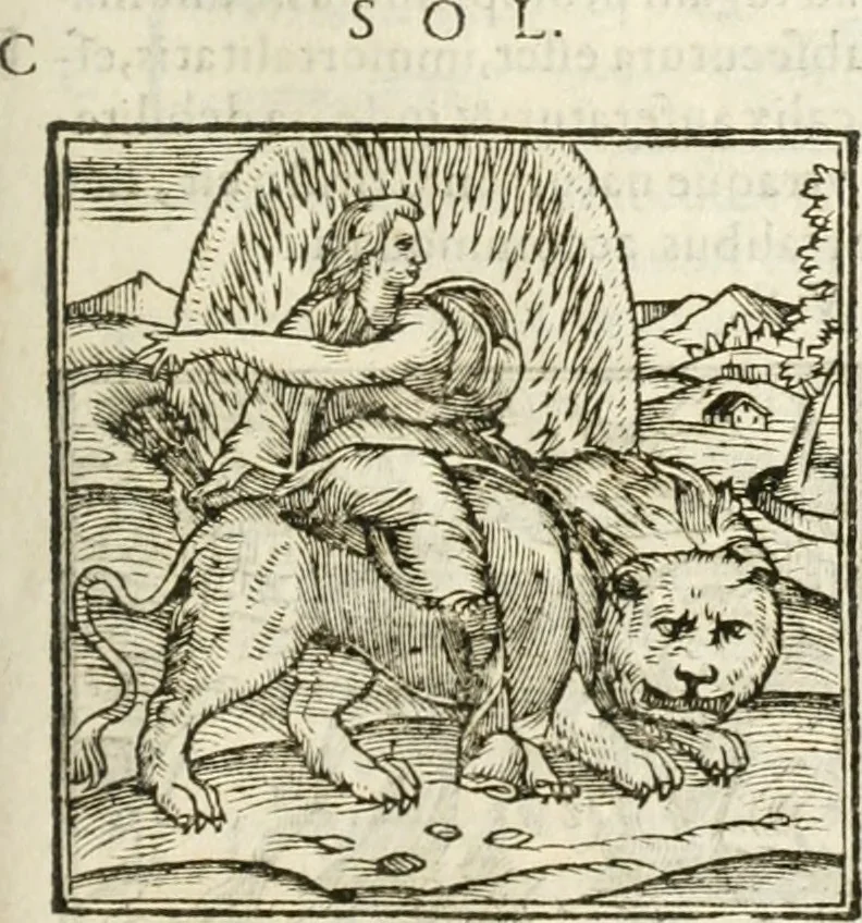 An illustration from Hieroglyphica, seu De sacris Aegyptiorum aliarumque gentium literis commentarii, 1594, leaf 30