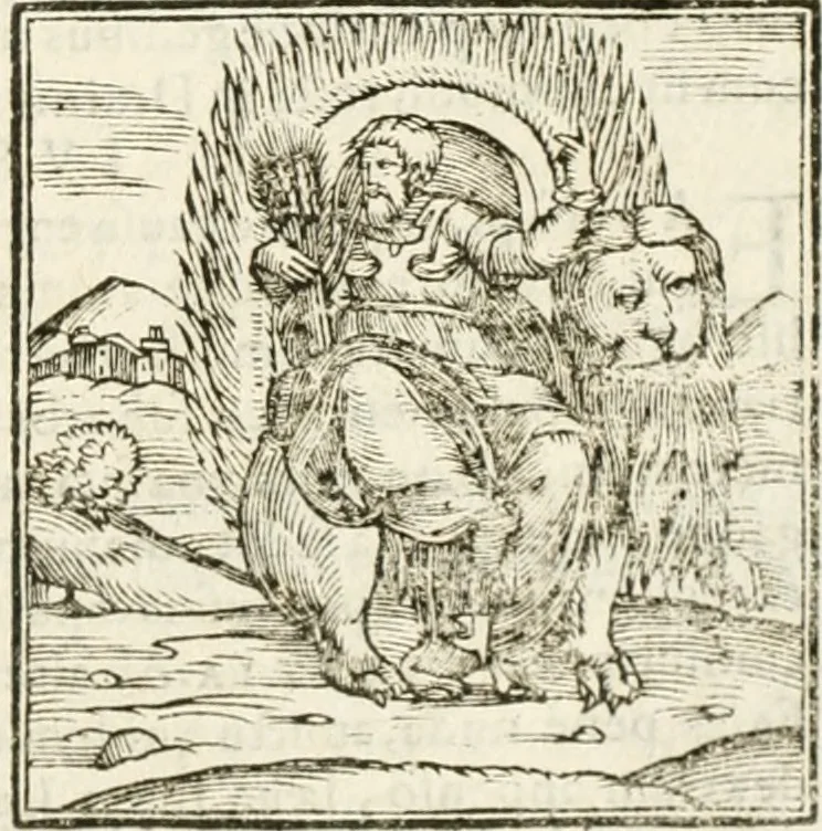 An illustration from Hieroglyphica, seu De sacris Aegyptiorum aliarumque gentium literis commentarii, 1594, leaf 30