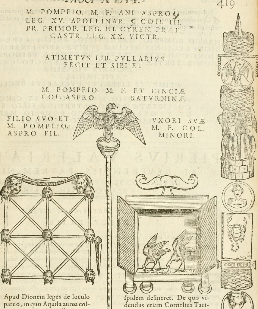 An illustration from Hieroglyphica, seu De sacris Aegyptiorum aliarumque gentium literis commentarii, 1594, leaf 438